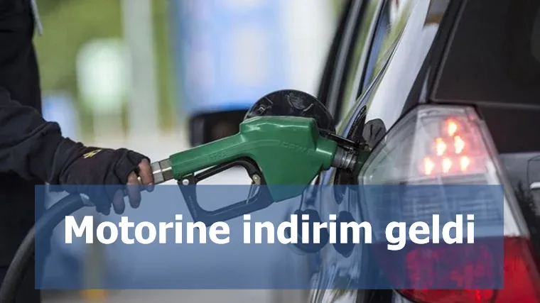 Motorine indirim geldi